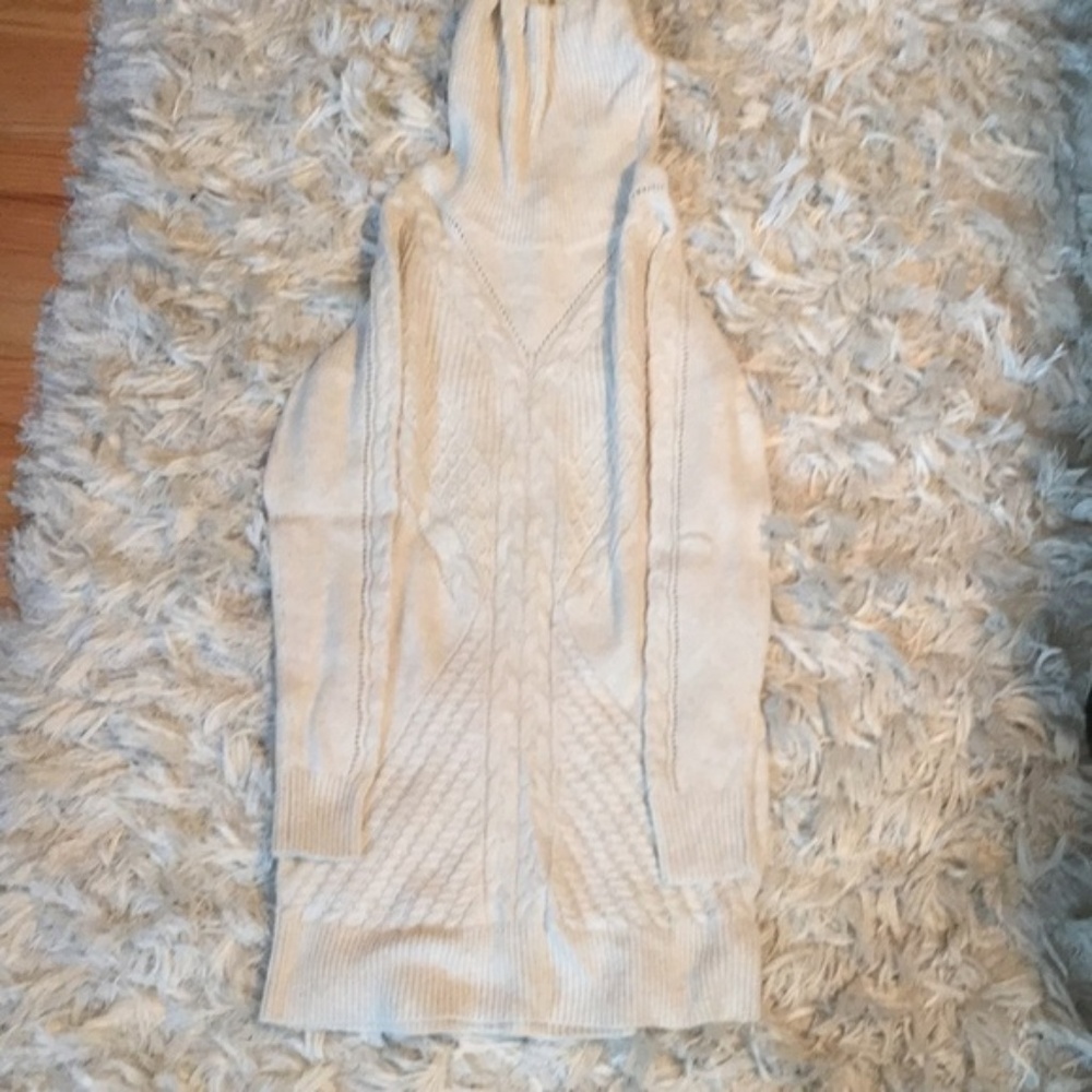 A Pea in the Pod Cream Cowl Neck Maternity Sweater